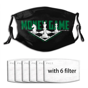 Money Game 1st edition Face Mask, with 6 Filters