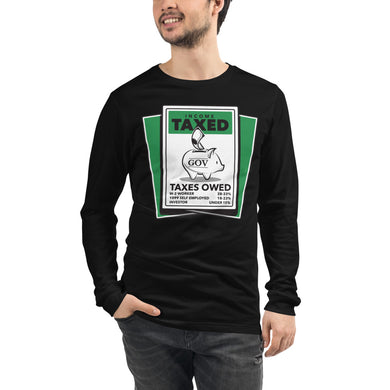 Money Game Taxed Long Sleeve Tee